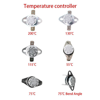 KSD301 Bimetal Thermostat 250V 10A Multi-Temperature Thermal Switch