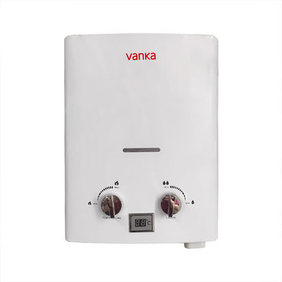 6L Portable Outdoor Dual-Knob Direct-Exhaust Natural Gas Water Heater