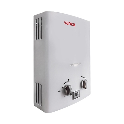 6L Camping-Use Dual-Knob Direct-Exhaust Portable Gas Water Heater
