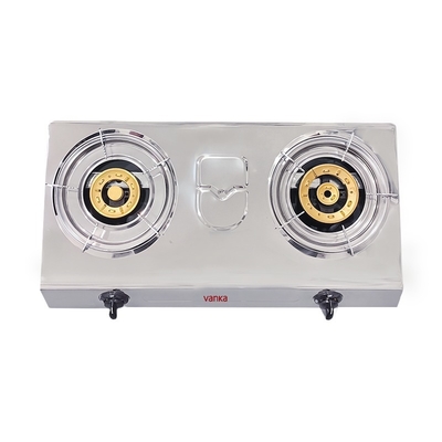 Double Burner Tabletop Gas Stove for Commercial Kitchens