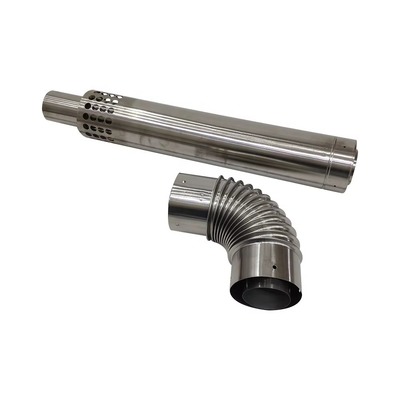 Stainless Steel Flue Exhaust Pipe with High Temperature Resistance and Corrosion Resistant for Easy Installation