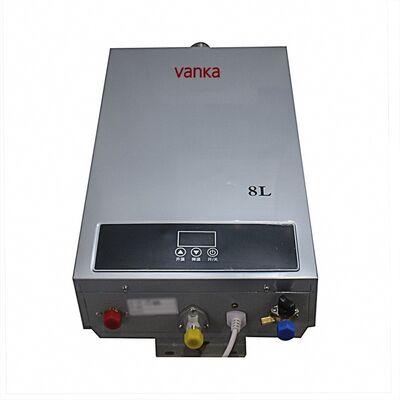 Portable 8L Propane Gas Geyser with Thermostatic Control Wall Mounted