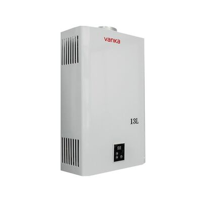 CE Certified Modern 13L Flue Gas Hot Water Heater LPG Chimney Style