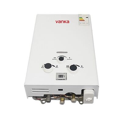 Wall Mounted LPG Portable Flue Gas Water Heater With Oxygen Free Copper For Home Hotel Apartment And Commercial Use