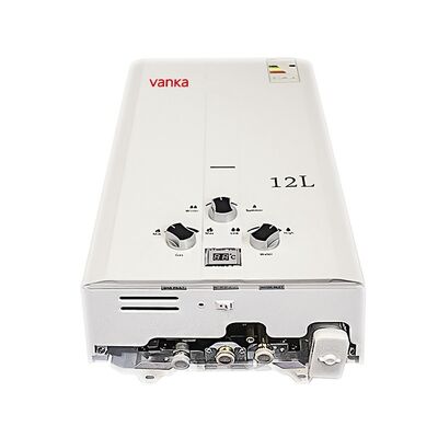 12L Wall Mounted Instant Tankless Gas Water Heater Adjustable Temperature For Home Hotel Apartment And Commercial Use