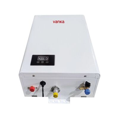 White 16L Digital Thermostatic Gas Water Heater Single Flue Energy Saving Quiet Operation