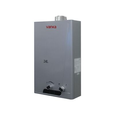 24L Tankless Gas Water Heater Instant Hot Water Compatible with LPG and Natural Gas Portable Design High Efficiency