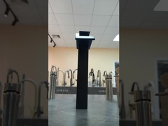 Deck Installation Stainless Steel Bathroom Washbasin Cold and Hot Water Faucet