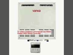 52 Litters Outdoor Commercial Gas Water Heater With Wired Controller