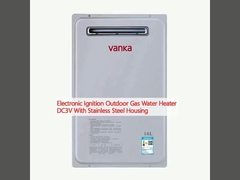Electronic Ignition Outdoor Gas Water Heater DC3V With Stainless Steel Housing