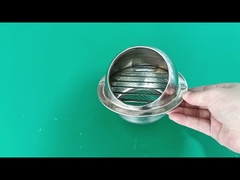 Stainless Steel Round Wall Vent Grille Cover Rainproof Windproof Exhaust Vent