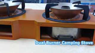 Dual Burner Camping Stove Lightweight & Foldable
